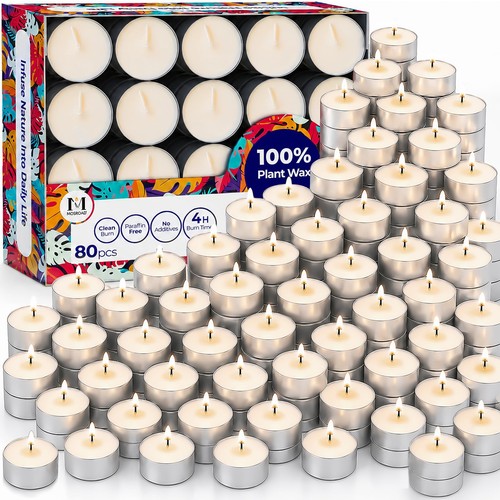 Tea lights candles pack - 80, pack,