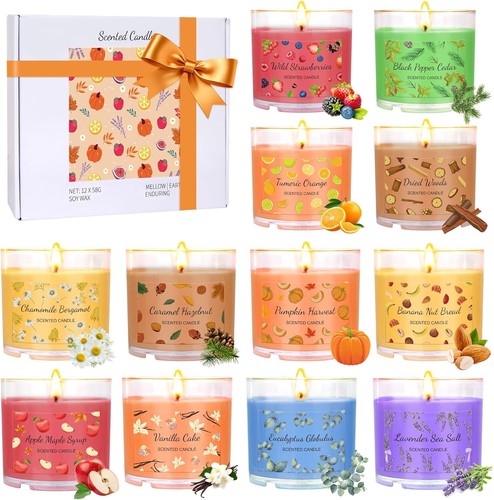 Fall candles bulk pack - candles, bulk,